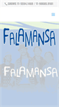 Mobile Screenshot of falamansa.com.br